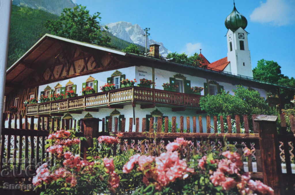 Carte poștală: Oberbayerisches Bauernhaus