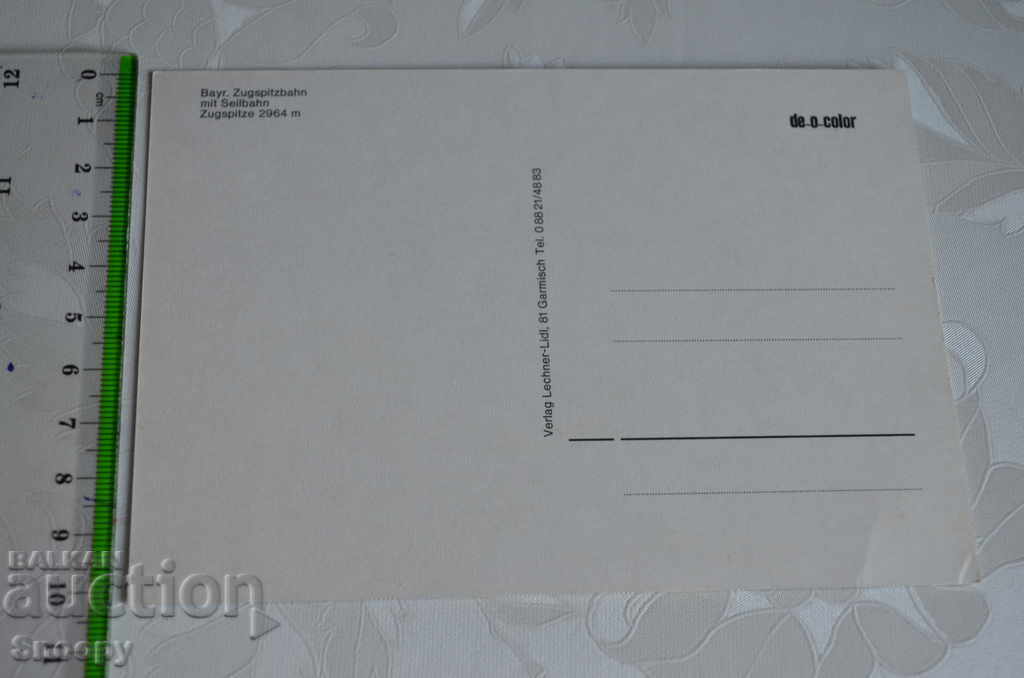 Δημοπρασία Καρτ ποστάλ: Bayr.Zugspitzbahn mit Seilbahn Δημοπρασία Καρτ ποστάλ: Bayr.Zugspitzbahn mit Seilbahn