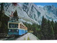 Carte poștală: Bayr.Zugspitzbahn mit Seilbahn