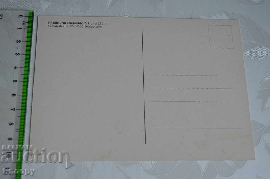 Auction Postcard: Rheinturm Duesseldorf Auction Postcard: Rheinturm Duesseldorf