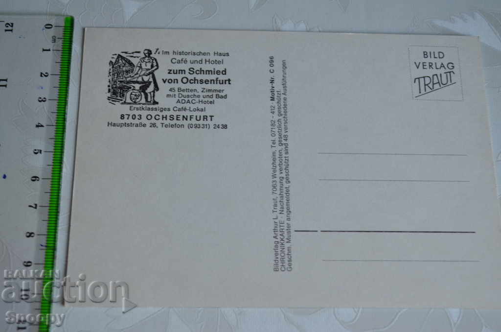 Auction Postcard: Ochsenfurt - national team Auction Postcard: Ochsenfurt - national team