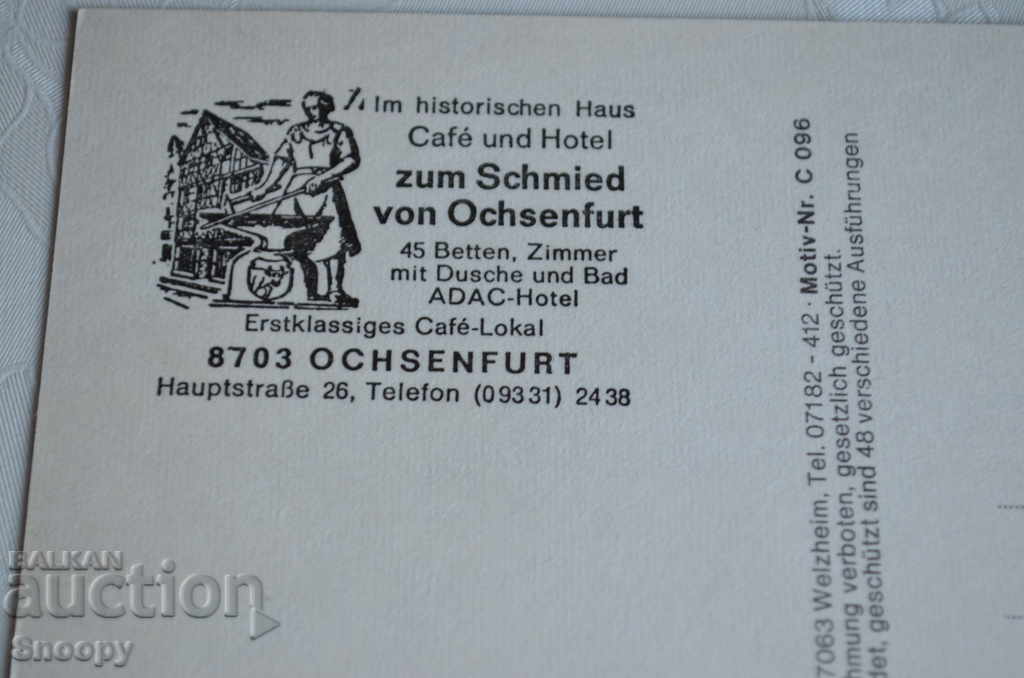 Delivery of Postcard: Ochsenfurt - national team Delivery of Postcard: Ochsenfurt - national team