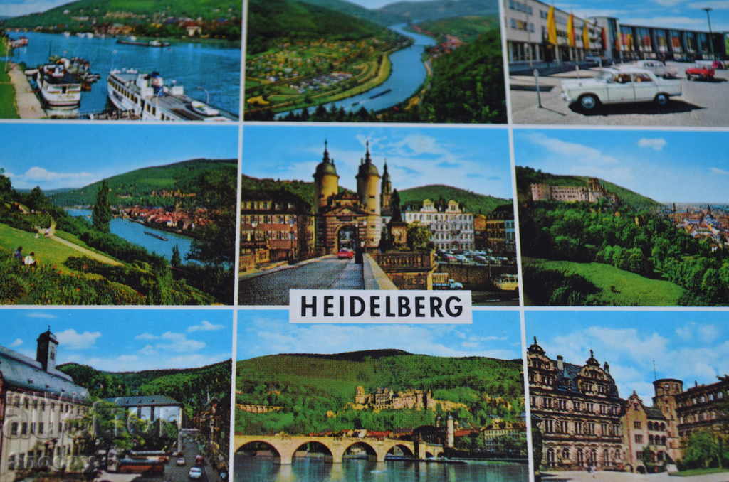 Carte poștală: Heidelberg - echipa națională