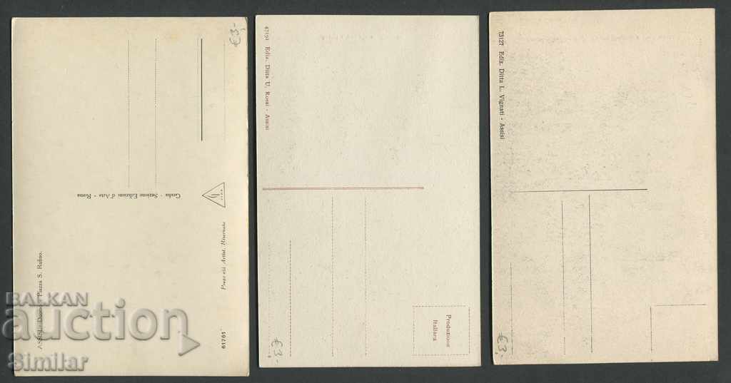 Italy 1900-65 - 8 blank cards - 5 Italy 1900-65 - 8 blank cards - 5