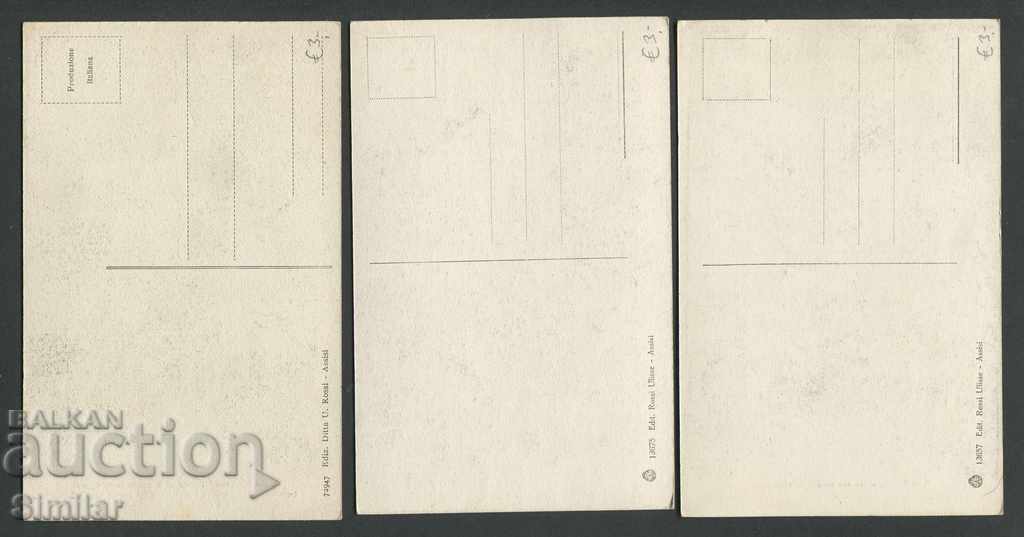 Italy 1900-65 - 8 blank cards - 7 Italy 1900-65 - 8 blank cards - 7