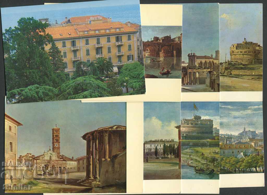 Italia 1900-65 - 8 cărți goale