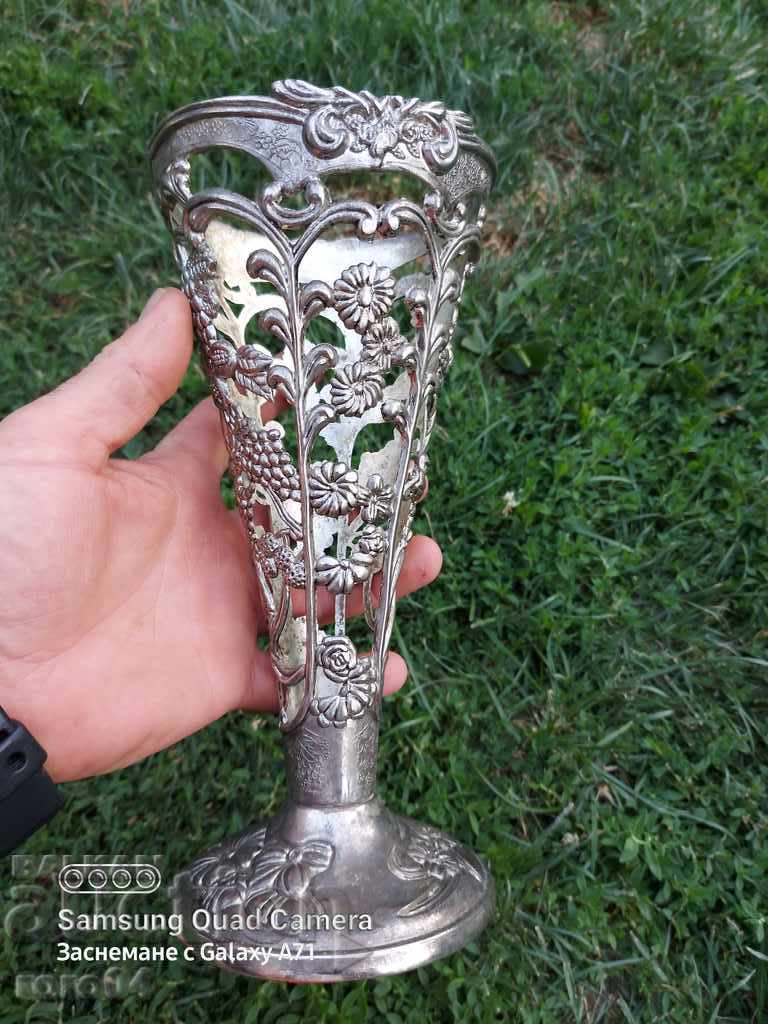 BEAUTIFUL OLD SILVER VASE with price 47.00 BGN | € 24.03