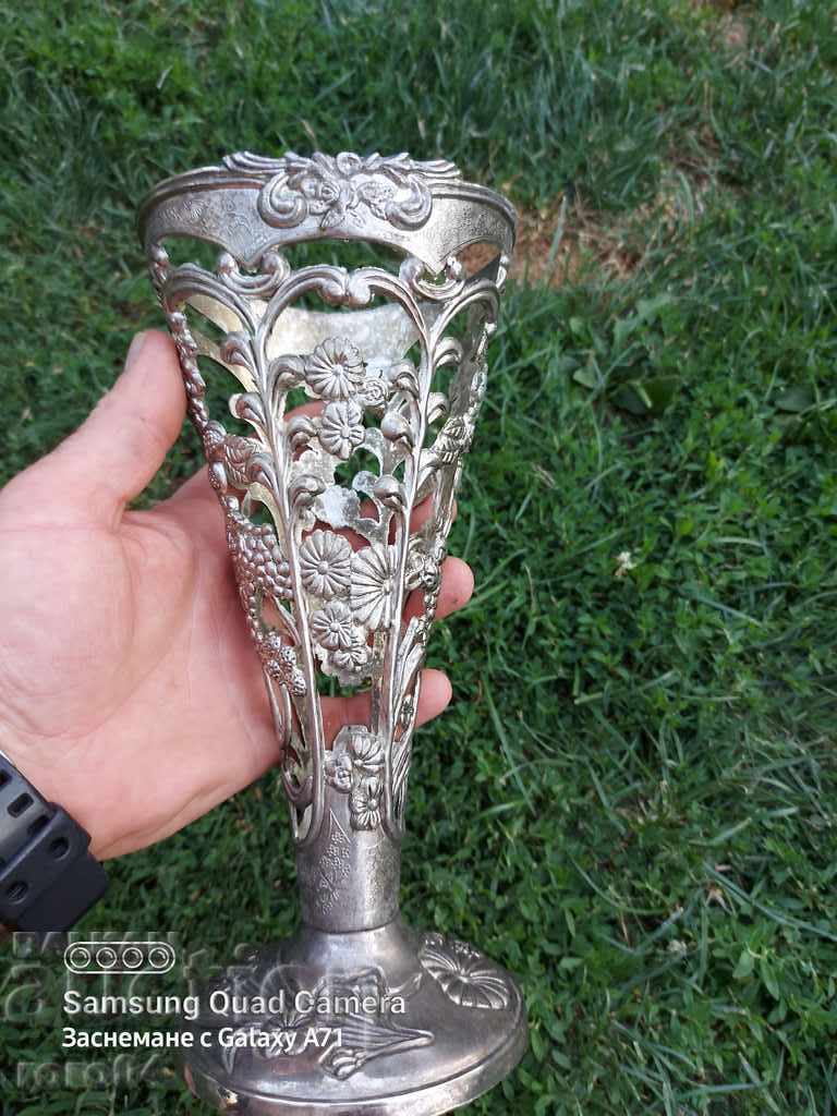 Delivery of BEAUTIFUL OLD SILVER VASE