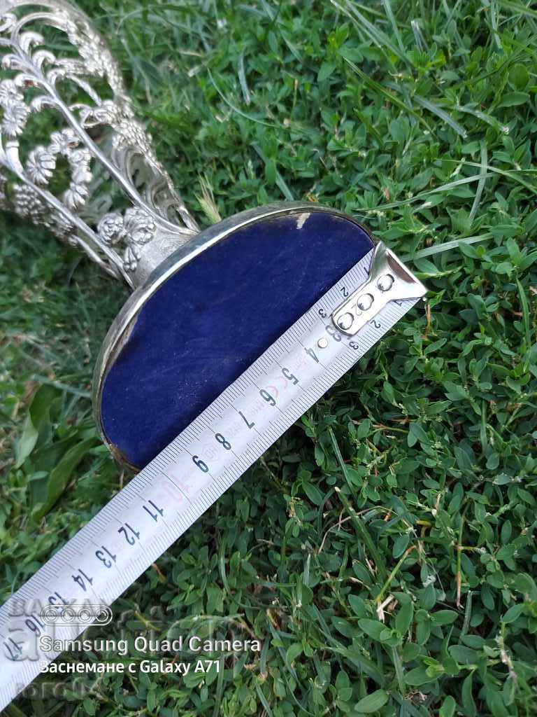 BEAUTIFUL OLD SILVER VASE - 7