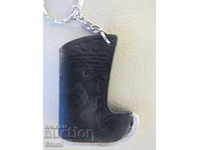 Leather key chain - Mongolia boot