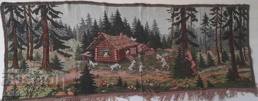 Germany machine woven large tapestry old