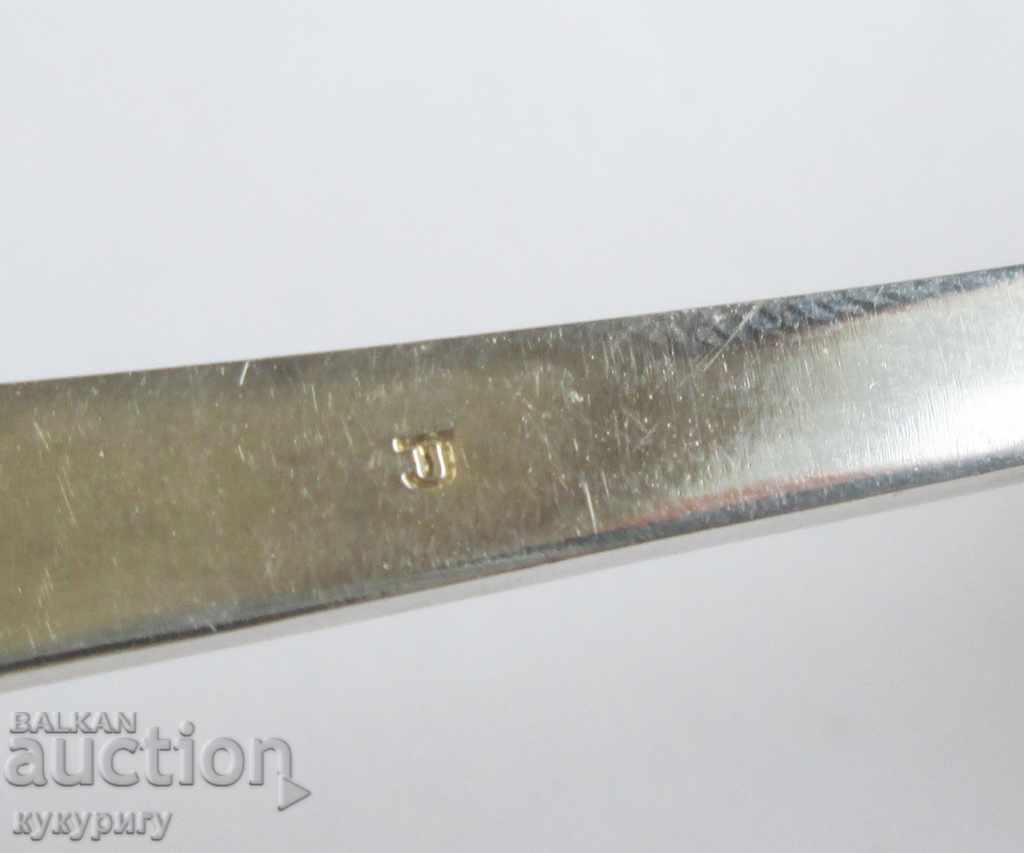 Auction  Children's Russian spoon with dwarf cell enamel decoration USSR