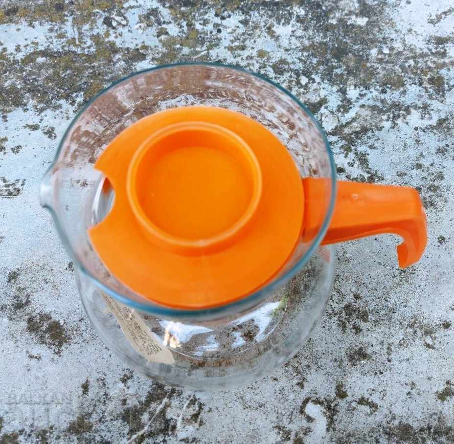 Livrarea 1986 SOC GLASS JAPPLE BĂUTURI RECE SĂNĂTOASE 1,5 LITRI NOU