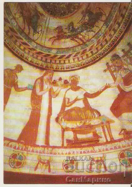 Card Bulgaria Kazanlak Thracian tomb Mural6 *