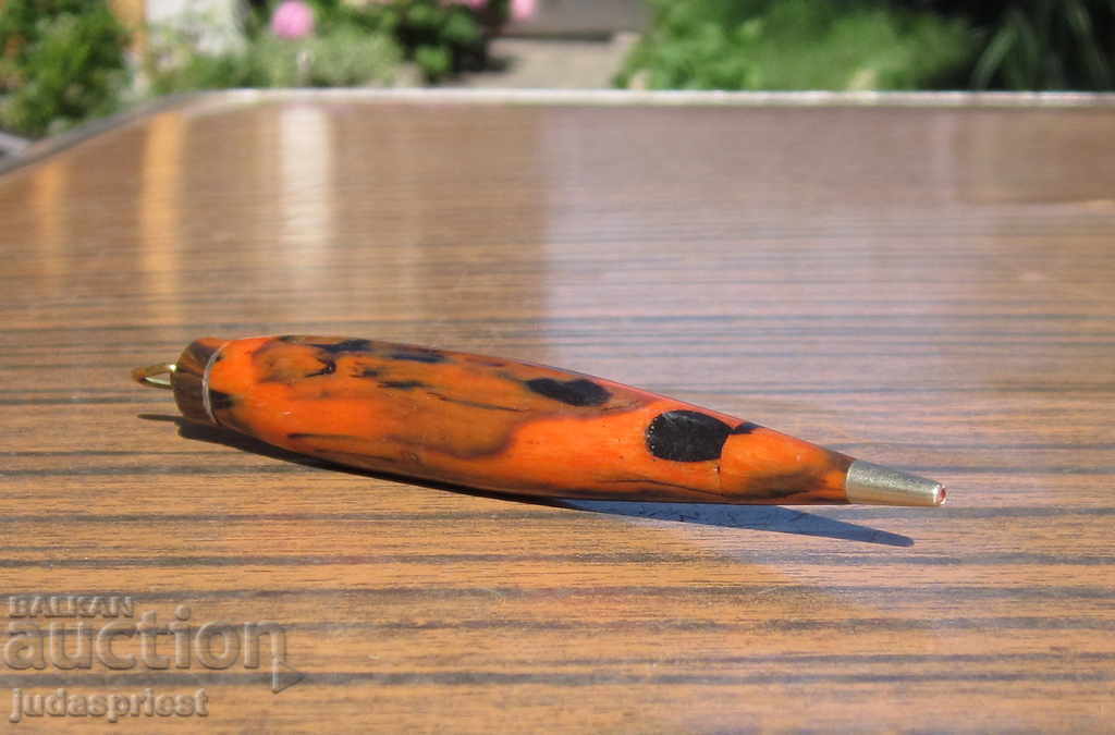 vintage German REFORM mechanical pencil in patterned Bakelite