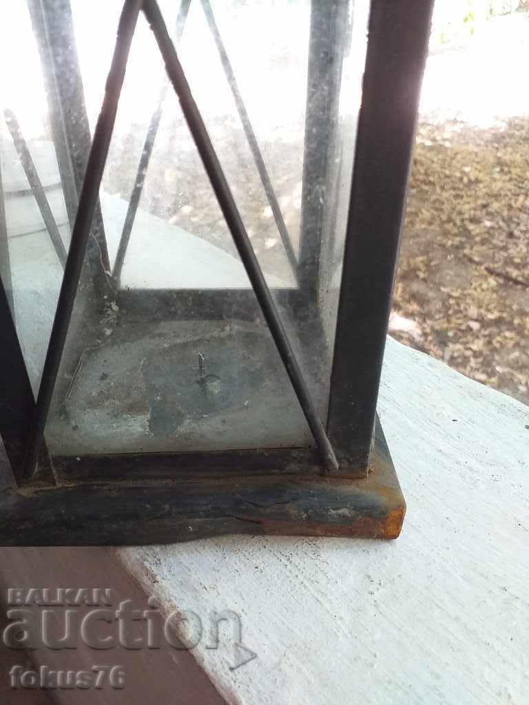 Παλιό μεταλλικό φανάρι κεριών - 6 Παλιό μεταλλικό φανάρι κεριών - 6