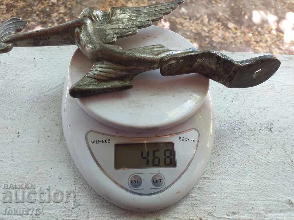 Extremely rare old bronze emblem for an old Pontiac - 6 Extremely rare old bronze emblem for an old Pontiac - 6