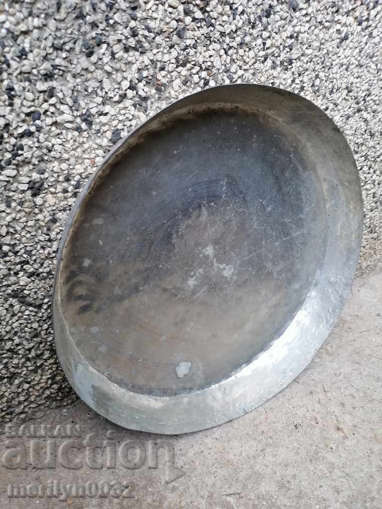 Δίσκος πίτα, χαλκό, πιατέλα, μπλε, κατσαρόλα χαλκού - 7 Δίσκος πίτα, χαλκό, πιατέλα, μπλε, κατσαρόλα χαλκού - 7