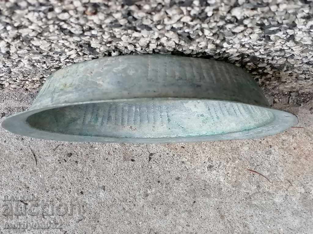 Vechi cositorit Saha, castron, bazin, oală de cupru, cupru - 6 Vechi cositorit Saha, castron, bazin, oală de cupru, cupru - 6