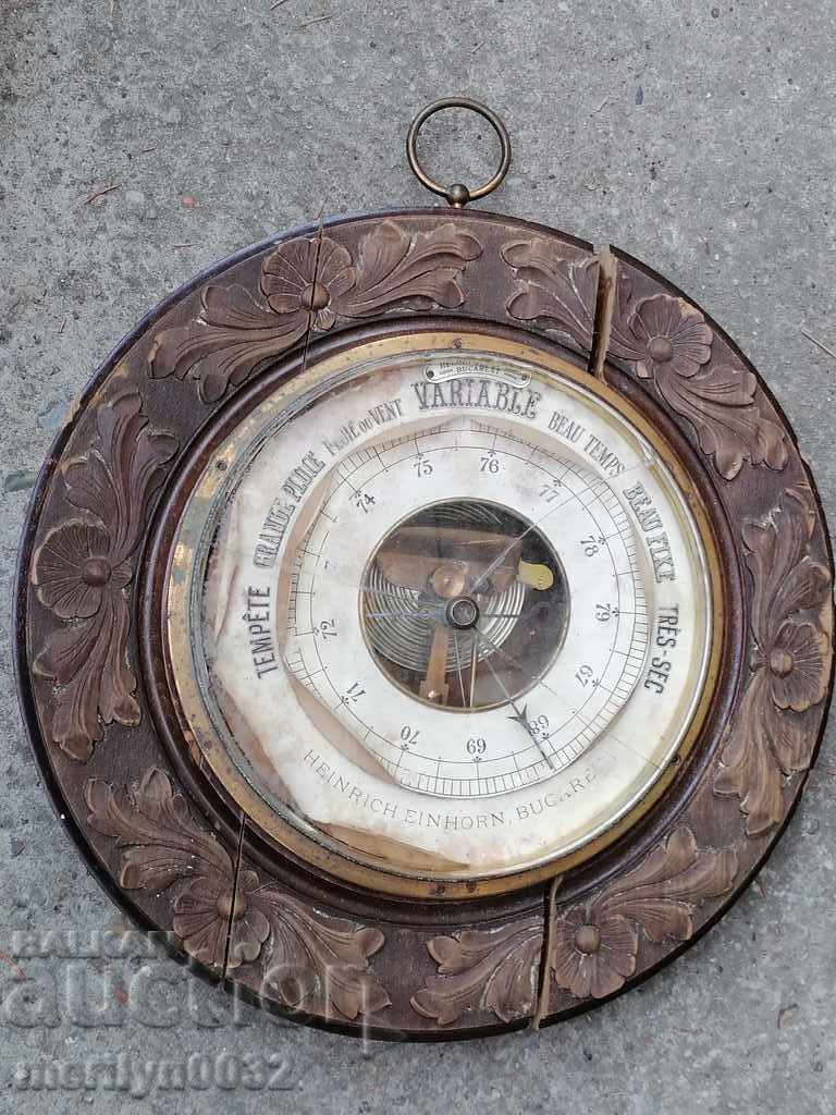 Delivery of Barometer Kingdom of Romania late 19th century Delivery of Barometer Kingdom of Romania late 19th century