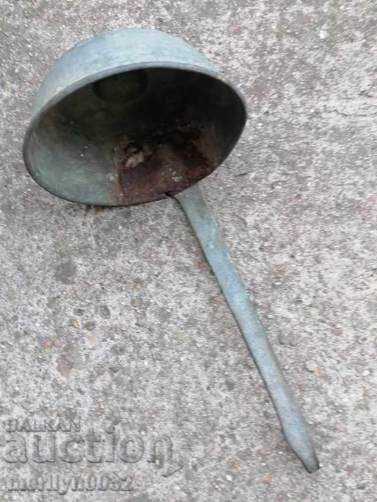 Auction Old copper ladle copper, copper vessel, yamak kishkil cap Auction Old copper ladle copper, copper vessel, yamak kishkil cap