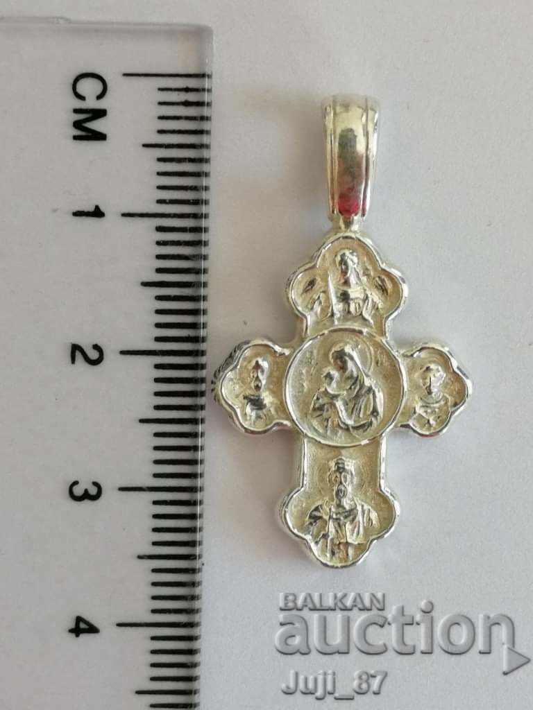New silver double-sided cross
