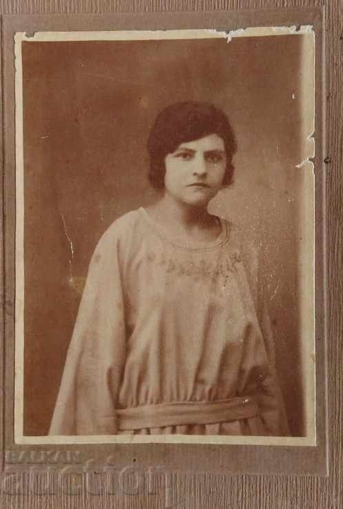 OLD PHOTO PHOTO CARDBOARD KINGDOM BULGARIA PORTRAIT