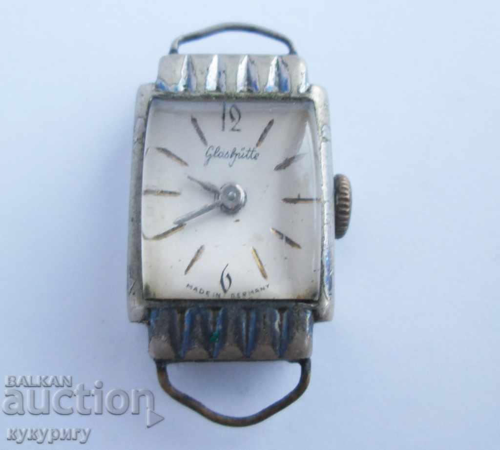 Стар дамски ръчен часовник Glashutte Арт Деко