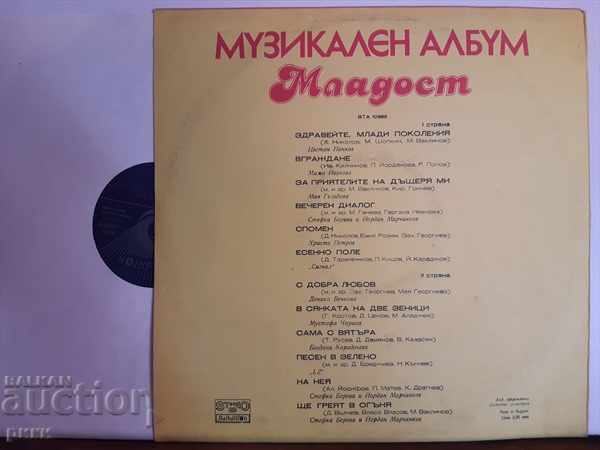 BTA 10385 Music Album Mladost - 1980 with price 12.00 BGN | € 6.14 BTA 10385 Music Album Mladost - 1980 with price 12.00 BGN | € 6.14