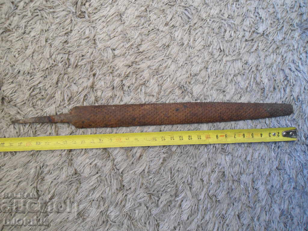 An old half-round saw - 5