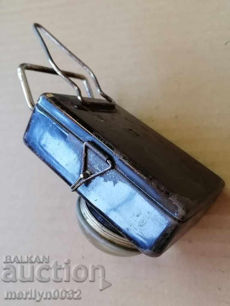 Old German electric flashlight lamp floodlight Wehrmacht - 6 Old German electric flashlight lamp floodlight Wehrmacht - 6