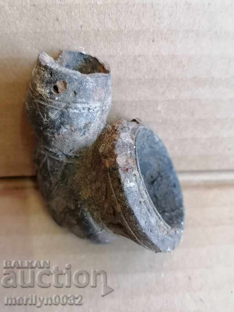 Ottoman wooden pipe made of 100-year-old chibuk wood, kalyumet with price 85.00 BGN | € 43.46 Ottoman wooden pipe made of 100-year-old chibuk wood, kalyumet with price 85.00 BGN | € 43.46