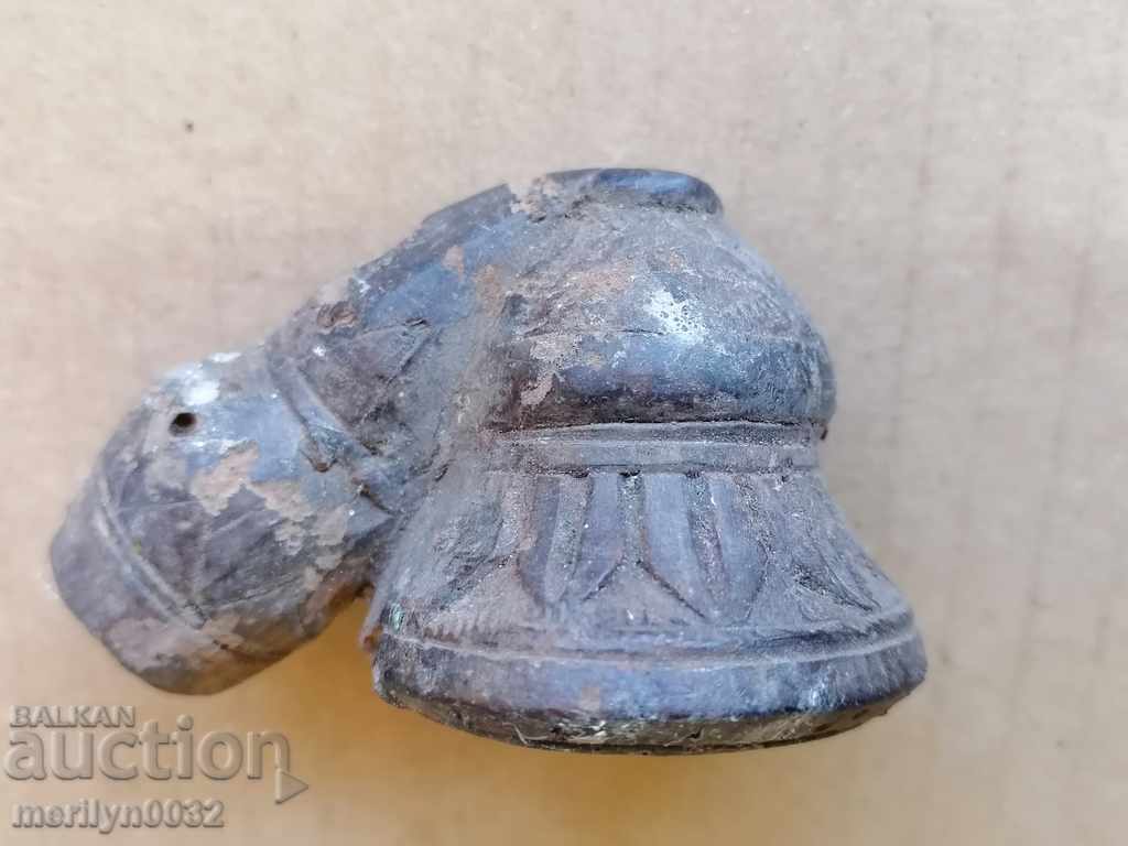 Auction Ottoman wooden pipe made of 100-year-old chibuk wood, kalyumet Auction Ottoman wooden pipe made of 100-year-old chibuk wood, kalyumet