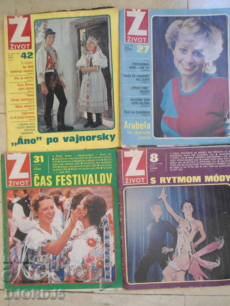 Old magazines, 4 issues