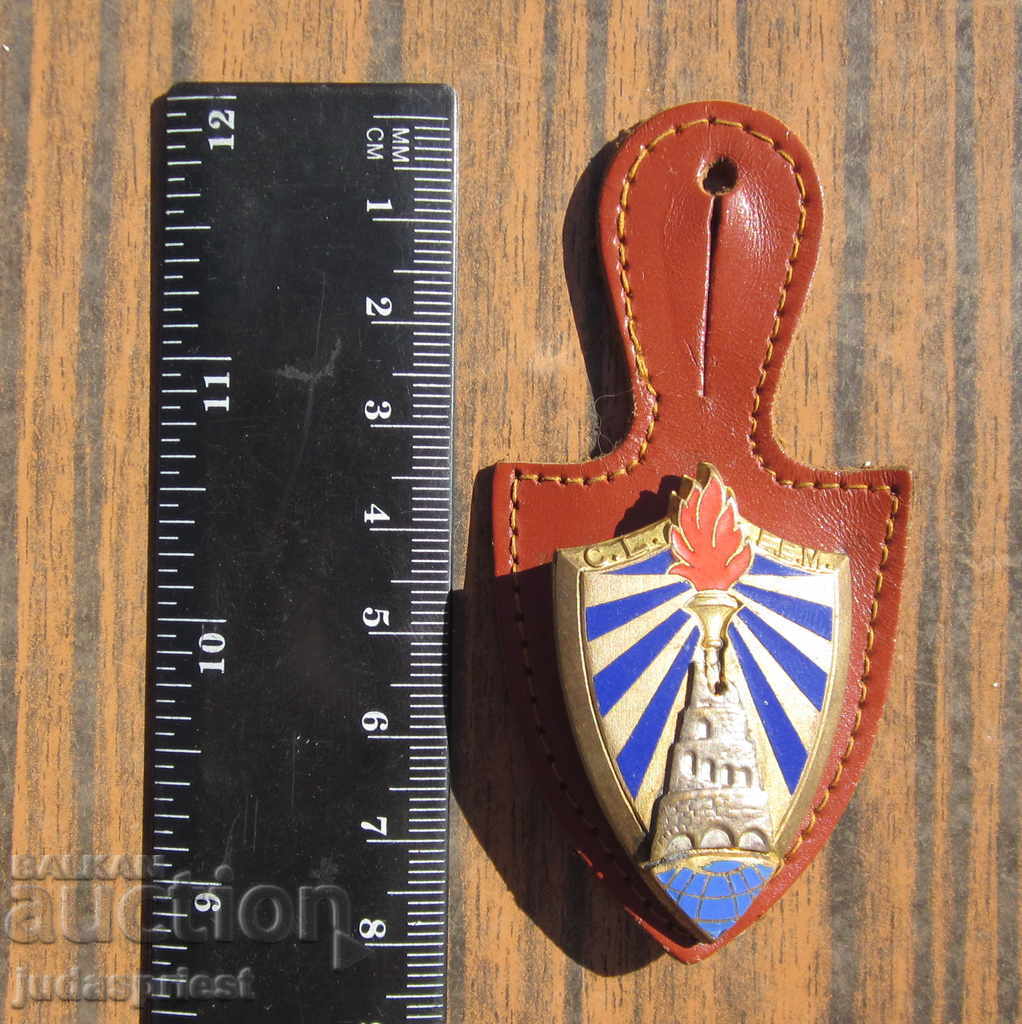 Auction French fire badge fire badge marked Auction French fire badge fire badge marked