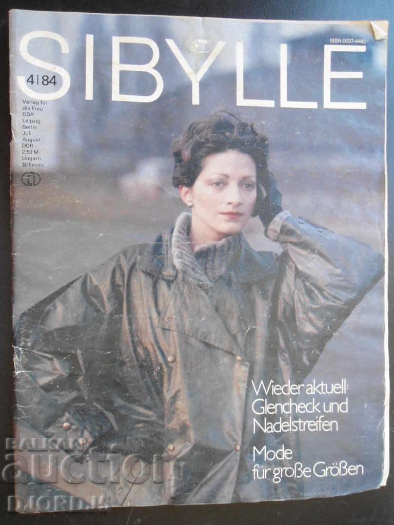 Vechea revistă SIBILLE, numărul 4 din 1984