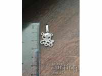 New silver octopus medallion