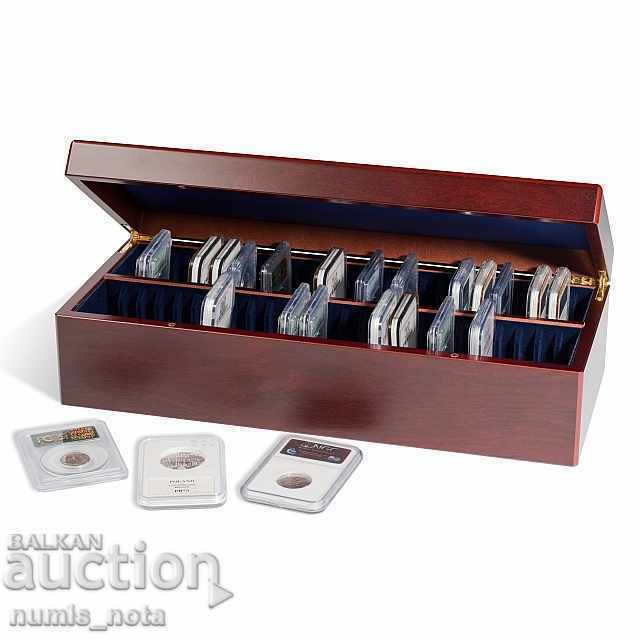 Luxury wooden box for 50 certified Volterra coins with price 142.00 BGN | € 72.60 Luxury wooden box for 50 certified Volterra coins with price 142.00 BGN | € 72.60