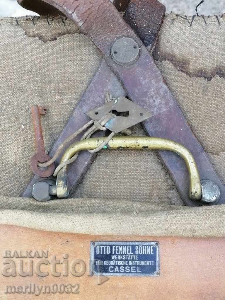 Немски военен теодолит Otto Fennel Sohne Cassel оптика нивел - 7 Немски военен теодолит Otto Fennel Sohne Cassel оптика нивел - 7