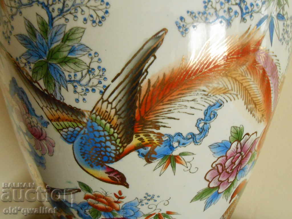 LARGE porcelain VASE, height approx. 60 cm, hand-painted - 5 LARGE porcelain VASE, height approx. 60 cm, hand-painted - 5