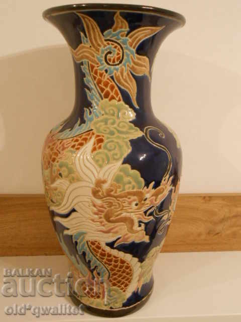 LARGE VASE, height approx. 58 cm, magnificent with relief - 5 LARGE VASE, height approx. 58 cm, magnificent with relief - 5