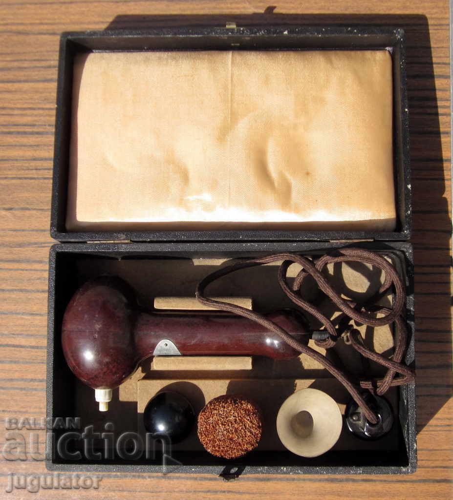 Complete set in box, antique bakelite massage device with price € 45.00 | 88.01 BGN
