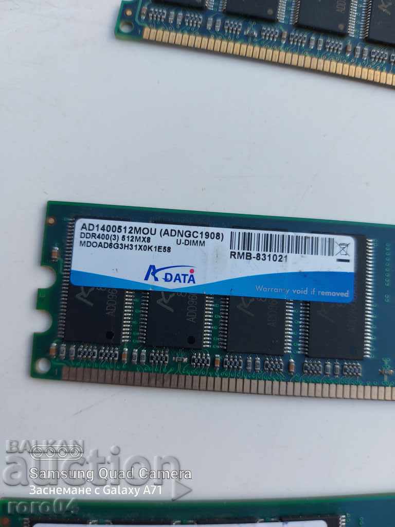 Auction RAM MEMORY - 5 pcs. Auction RAM MEMORY - 5 pcs.