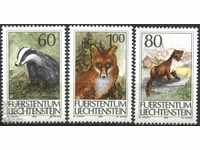 Чисти марки Фауна  1993 от  Лихтенщайн