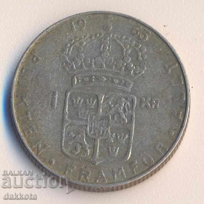 Sweden 1 krona 1963