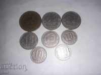 5, 10, 15 and 20 kopecks in 1948, 54, 55 and 57 Russia, USSR - 8 pcs