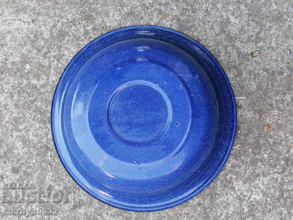 Auction Enameled basin basin vessel with enamel from the USSR bowl Auction Enameled basin basin vessel with enamel from the USSR bowl