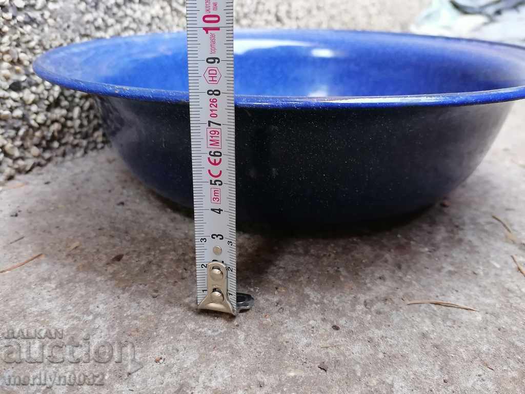 Enameled basin basin vessel with enamel from the USSR bowl - 5 Enameled basin basin vessel with enamel from the USSR bowl - 5