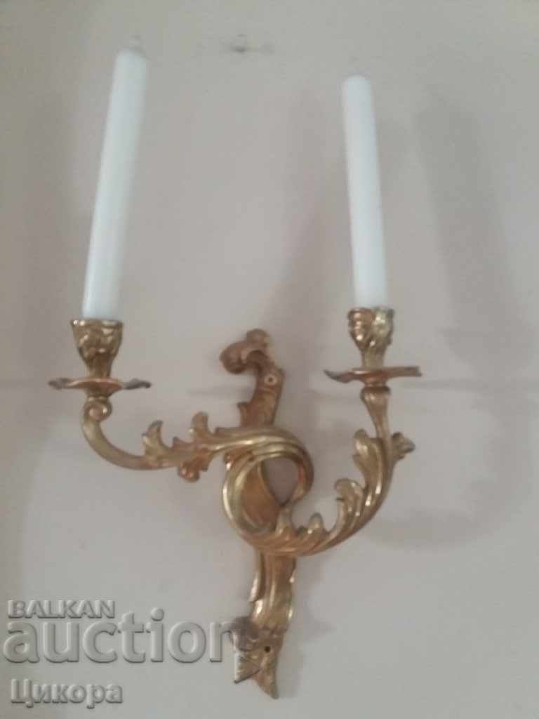 BRONZE CANDLES FOR WALL APPLICATIONS COUPLE