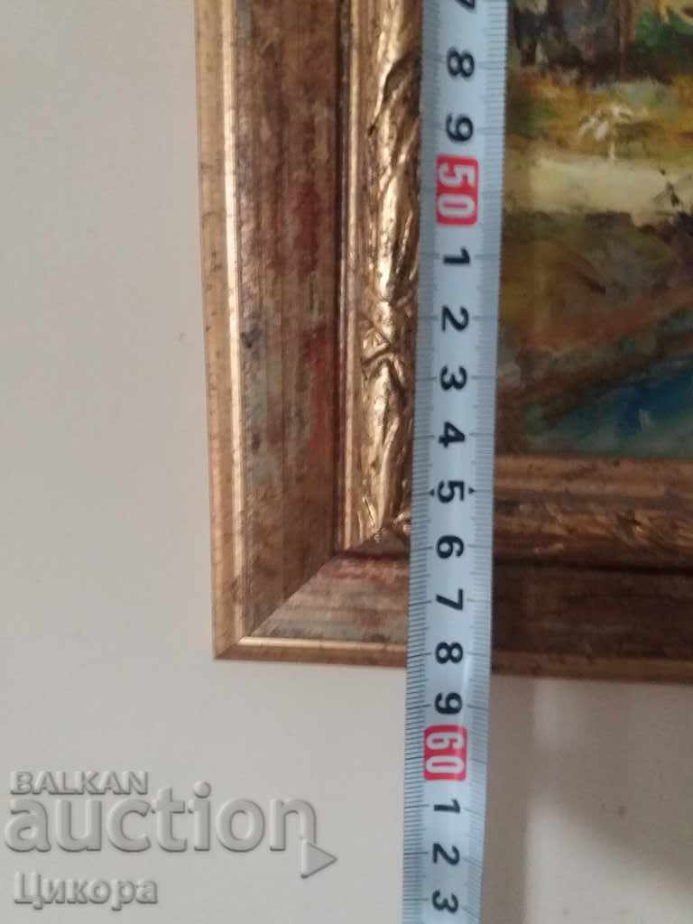 Delivery of FASHER OIL PAINTING SIGNED BY N. ALEX Delivery of FASHER OIL PAINTING SIGNED BY N. ALEX